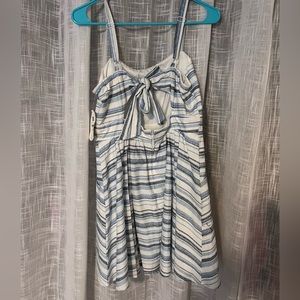 Altard state blue and white striped dress